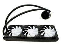 Refroidisseur de processeur en aluminium 2510-4PIN avec dissipateur thermique PC personnalisé, couleurs au choix, tubes de chaleur complexes en cuivre, prise en charge ARGB et refroidissement liquide