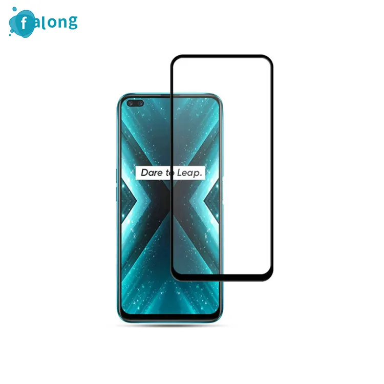 Voll gehärtetes Glas für OPPO Realme X50 X50M Q3S V25 X2 Displays chutz folie für Realme GT2 Pro Glas Harts chutz folie X50m