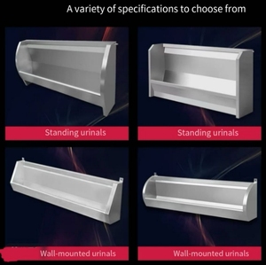 Treo tường bằng thép không gỉ nơi để tiểu công cộng nhà vệ sinh nơi để tiểu ngoài trời công cộng - Product Image 5