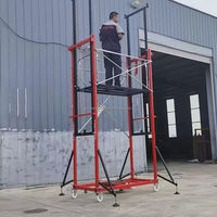 Plateforme élévatrice électrique 3M 5M 6M 8M, pliable automatique, mobile, câble métallique, hauteur 2-12m, capacité 500kg, télécommande, hôtels