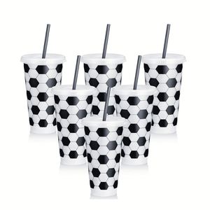 Soccer Party Supplies Eco Friendly <b>Reusable</b> PP Plastic Football Theme Sports Fans Gift <b>Cup</b> - Product Image 5