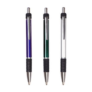 Custom Logo Classic Office Ballpoint <b>Pen</b> White <b>Green</b> Blue Black Retractable Metal Body 1.0mm Writing Width Personalized Packing - Product Image 1