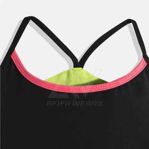 Sujetador deportivo transpirable de secado rápido de alta calidad, sujetador corto de un hombro para Fitness, gimnasio, Yoga, correr, forro de Spandex, recién llegado, Pakistán - Product Image 3