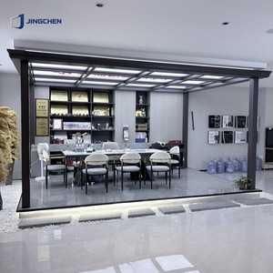 JINGCHEN Véranda en aluminium avec toit à persiennes à rupture de pont thermique, insonorisée et étanche, pour patio, villa, hôtel, extérieur - Product Image 5