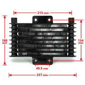 <span class=keywords><strong>Radiateur</strong></span> de moteur d'<span class=keywords><strong>huile</strong></span> de refroidisseur d'<span class=keywords><strong>huile</strong></span> de moto pour 125CC - 250CC Dirt Bike ATV argent SO-10-M12 - Product Image 4
