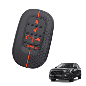 Funda de Silicona para Llave de Coche Compatible con Honda Civic HR-V CR-V <span class=keywords><strong>2023</strong></span> 2026 Sport SI EX EX-L Touring Pilot, Accesorios para Llaves de Coche - Product Image 1