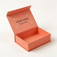 Boîte cadeau en papier pliable de luxe personnalisée pour vêtements, boîtes d'emballage rigides recyclables pour vêtements avec fermeture magnétique