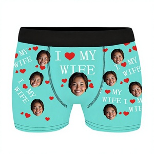 Boxers pour hommes personnalisés, tissés, respirants et écologiques, tendance TikTok - Impression numérique originale, logo à la taille, en polyester, fournisseur OEM rapide - Product Image 2