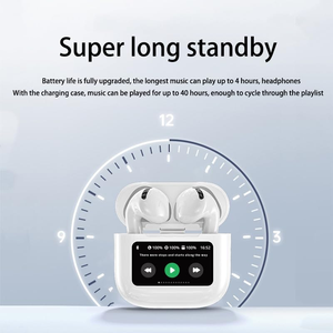 Auriculares Inalámbricos con Control Táctil, Pantalla LCD, Cancelación de Ruido ENC, Batería de Larga Duración, Auriculares Estéreo - Product Image 5