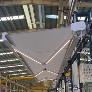 Cao cấp nặng có thể thu vào Sun <span class=keywords><strong>Shade</strong></span> mái hiên 5m cơ giới điều khiển từ xa hợp kim nhôm tráng ngoài trời cơ giới sân sau - Product Image 3