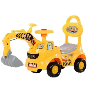 中国制造商批发低价塑料玩沙车儿童骑玩具儿童挖掘机出售