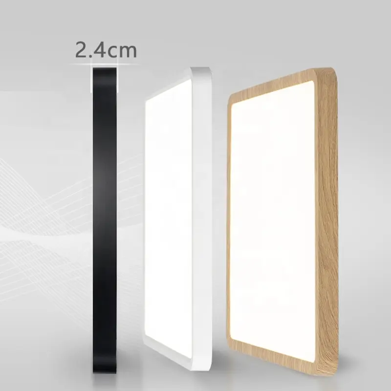 Tuya Wifi Control Ultra Thin Square Panel Lighting Daylight 230MM 300MM 36W Led Ceiling Lamps for Kitchen Stairwell Bedroom