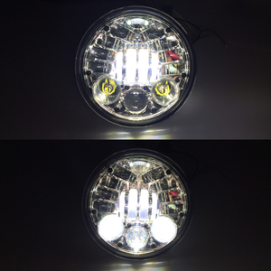 YongJin <span class=keywords><strong>Precio</strong></span> de fabricante luces de motocicleta de alto brillo 5,75 pulgadas faro LED con luz de giro para harley davidson - Product Image 5