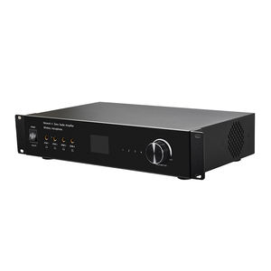 Amplificateur <span class=keywords><strong>audio</strong></span> réseau 4 zones | Amplificateur de puissance BT 50W X 16 canaux avec microphone pour la maison | Amplificateur WiFi pour Multiroom - Product Image 1