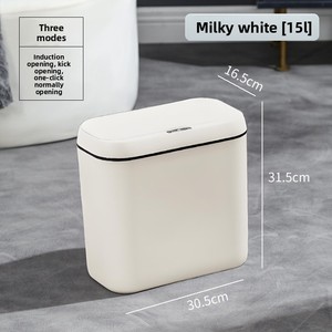 อัจฉริยะสำหรับใช้ในบ้านรู้สึกระดับไฮเอนด์ช่องว่างในห้องครัวและห้องน้ำพร้อมฝาปิดถังขยะเซ็นเซอร์อัตโนมัติเต็มรูปแบบ - Product Image 6