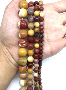 Perles en vrac d'opale Mookaite <span class=keywords><strong>jaune</strong></span> naturelle de haute qualité, vente directe d'usine, 18-20mm, pour la fabrication de bijoux, effet œil de chat, sans rayonnement - Product Image 3