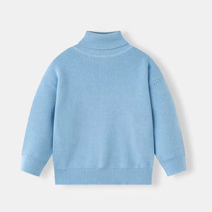 Ropa para Niños al por Mayor, Suéter Grueso de Cuello Alto para Bebés, Niñas y Niños, para Invierno - Product Image 1