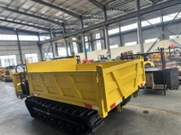 Meistverkaufter Raupenkipper für den Obstgarten: Geländegängiger, selbstentladender 3-Tonnen-Hochleistungs-Dumper-Transporter