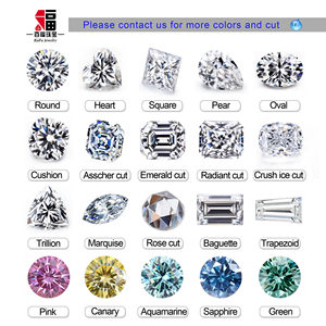 Pietra di Moissanite tagliata trapezoidale a forma di barca personalizzata con gemme di Baifu - Product Image 4