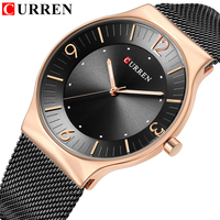 Montre à quartz pour femme CURREN 8304, bracelet en maille Vive, étanche, petite, minimaliste, décontractée