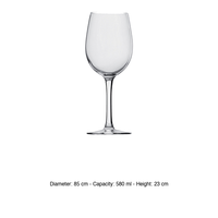 Verre à Cabernet Tulipe 58 cl Chef&Sommeliers H 23 cm Ø 8,5 cm
