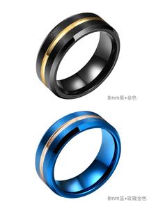 Niedriger Preis, einfacher und modischer Edelstahl <span class=keywords><strong>ring</strong></span>, abgeschrägter Wolframkarbid-<span class=keywords><strong>Ring</strong></span>, Großhandel mit Herren-und Damen schmuck - Product Image 6