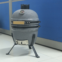 Grill Kamado en céramique portable sur mesure EGG KAMADO 13 pouces pour barbecue au charbon de bois, fumoir, cuisson extérieure et pique-nique - Vente en gros