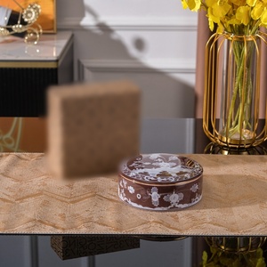Caja de Dulces de Cerámica Italiana 1735, Adorno para Sala de Estar, Decoración para Entrada del Hogar, Adorno Retro de Lujo Ligero de Alta Gama - Product Image 3