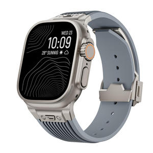 สายนาฬิกา Apple Watch สำหรับ IWatch Ultra 2 ซิลิโคนเหลวเนื้อนุ่ม สายสแตนเลส Constant Treasure สินค้าใหม่ S9 - Product Image 5