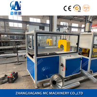 Ligne de production d'extrusion de tuyaux d'évacuation d'eau en PVC, UPVC, CPVC de 75 à 250 mm, machine de fabrication d'extrusion de tubes d'alimentation en eau électrique