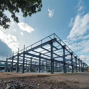 Estructuras Precio cabañas Casa de troncos de madera casas modulares almacén prefabricado estructura de acero barato - Product Image 3