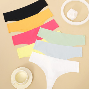 <span class=keywords><strong>Ropa</strong></span> <span class=keywords><strong>interior</strong></span> de talla grande sin costuras transfronteriza, pantalones en T transpirables deportivos sexis de una pieza para <span class=keywords><strong>mujer</strong></span>, <span class=keywords><strong>ropa</strong></span> <span class=keywords><strong>interior</strong></span> de cintura baja - Product Image 5