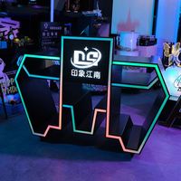 Table de DJ portable ANSHENG, façade de DJ pour bar, club de DJ mobile, design personnalisé de haute qualité