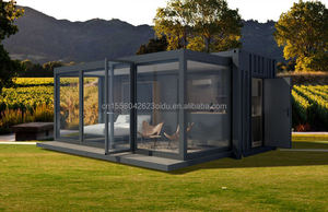 غرفة شمسية اروبية20 قدمًا غرفة عازلة جاهزة الصنع من سبائك الألومنيوم للفنادق - Product Image 2