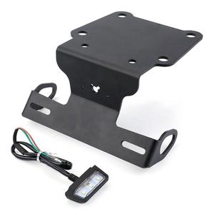 Soporte para matrícula de cola ordenada con certificación E4, Kit de luz de placa LED para <span class=keywords><strong>YAMAHA</strong></span> <span class=keywords><strong>Tenere</strong></span> <span class=keywords><strong>700</strong></span> Rally World Raid XTZ700 XTZ07 T7 - Product Image 1