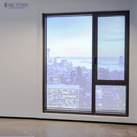 Ventanas Abatibles de Aluminio Fuson, Modernas, Resistentes a Huracanes, con Certificación CE, Marco Delgado, Aislamiento Acústico, Gran Venta