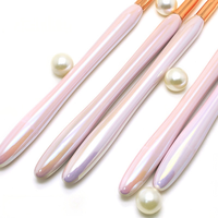 Ensemble de pinceaux pour extension d'ongles en acrylique, liner, nail art, outils pour gel, pinceaux pour peinture d'ongles et sculpture florale