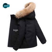 Blouson Bomber à Capuche Homme Femme Streetwear Hiver Vêtement de Travail Épais Chaud Anti-Froid Rembourré Livraison Directe Streaming en Direct