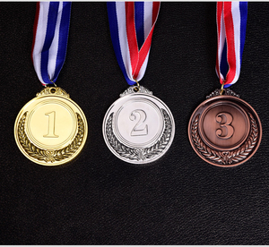 Trofei di fabbrica JINZUN medaglie placche commercio all'ingrosso personalizzato lamina d'oro medaglie Logo personalizzato lega di zinco OEM/ODM medaglia premi - Product Image 5