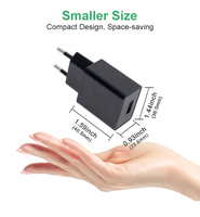 Pemasok pabrik 5v 3a EU CE GS EAC LVD pengisi daya telepon usb mobil pengisi daya 2A EU steker USB adaptor pengisi daya dinding untuk bantalan telepon