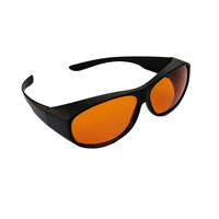 Lunettes de sécurité professionnelles à lumière UV pour lampes UV à longueur d'onde de 190 nm à 490 nm, lunettes de protection anti-UVC bloquant la lumière bleue
