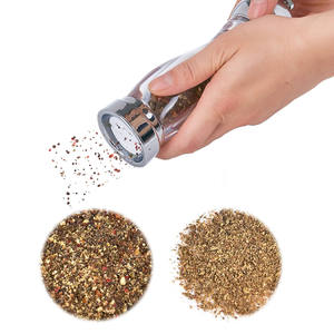 Molinillo Manual <span class=keywords><strong>de</strong></span> Pimienta y <span class=keywords><strong>Sal</strong></span>, Molinillo <span class=keywords><strong>de</strong></span> Especias, Grosor Ajustable, Recargable, Duradero para Uso en Cocina y Restaurante - Product Image 5