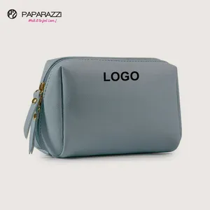 PaparazziPPRZ016卸売エコフレンドリーPUビーガンレザーバルク防水トラベルメイク化粧品バッグ
