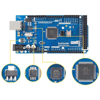 Carte de développement améliorée MEGA2560 R3 avec module microcontrôleur CH340G ATMEGA16U2-MU pour projets DIY compatibles Arduino
