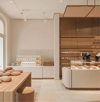 Mobilier de Boulangerie Moderne Sur Mesure Haut de Gamme, Conception de Magasin et de Vitrines d'Intérieur