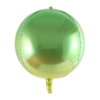 4D Laser Ballon rond réfléchissant Tie-dye Ballon néon ballons en aluminium pour fête d'anniversaire bébé décor de douche nuptiale