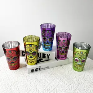 Wholesale Customized Logo Printed Crystal Wine Pint Glasses and Craft Beer Mug Heat-Resisting Water and Juice Cups Whiskey Glass