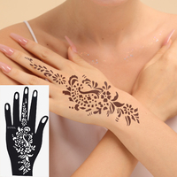 Pochoir aérographe taille personnalisée nouveau Style réutilisable poudre à paillettes Machine à tatouer temporaire pochoirs d'art corporel oeuvre corporelle personnalisée
