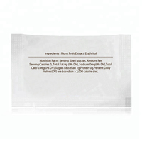 OEM Label pribadi bebas gula biksu bubuk buah sachet gula untuk teh kopi