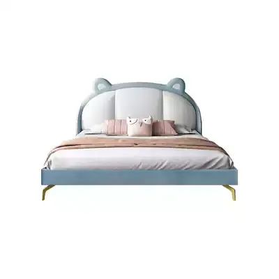 Cama de urso infantil design novo, cama de princesa rosa para meninos